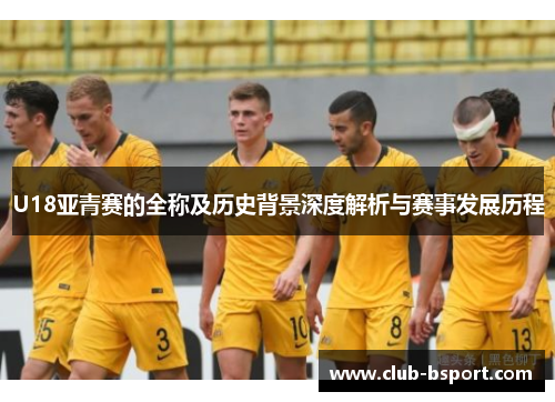 U18亚青赛的全称及历史背景深度解析与赛事发展历程